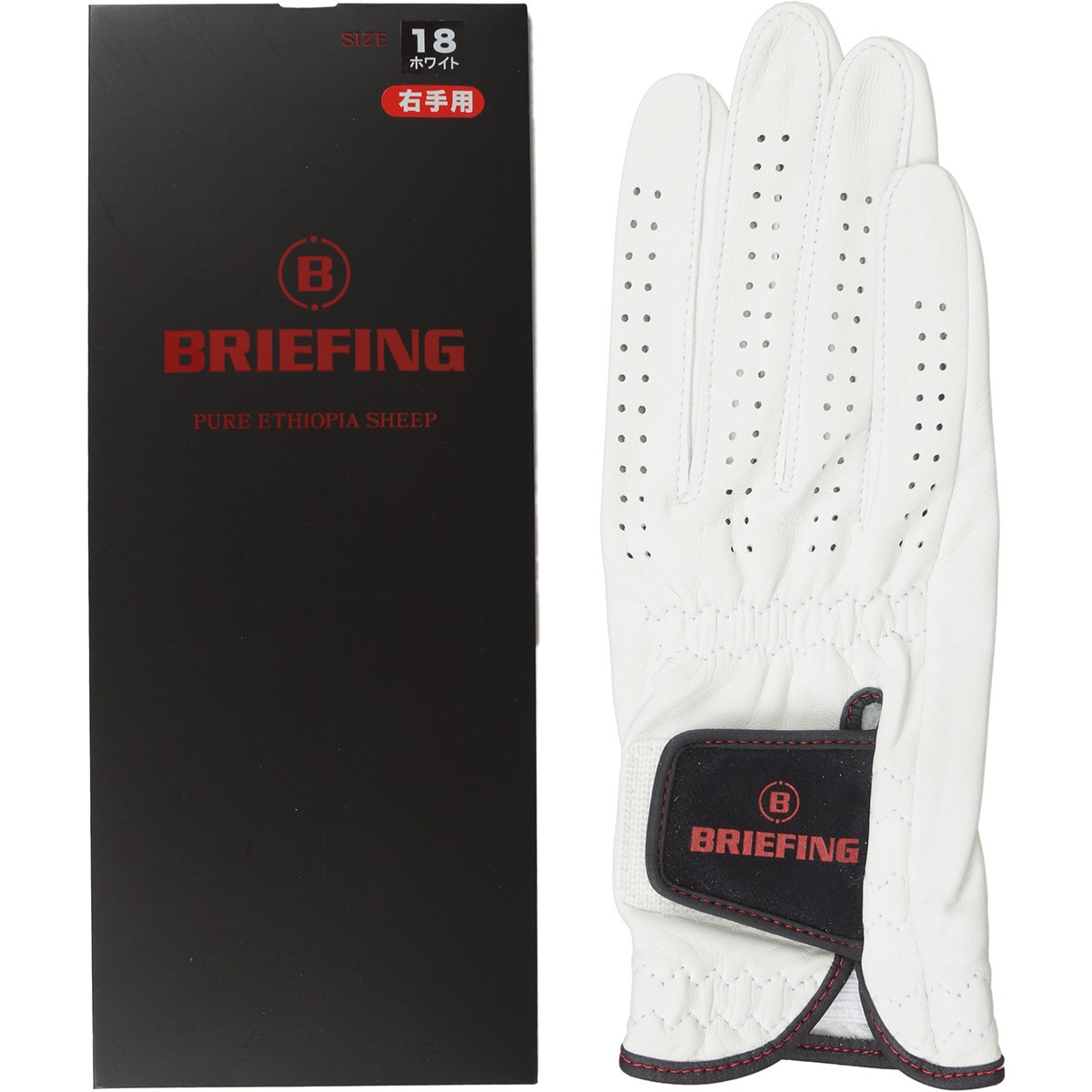 [��ԃ��f��] �u���[�t�B���O BRIEFING PREMIUM LEATHER �O���[�u ���t�e�B �z���C�g 000 ���f�B�[�X
