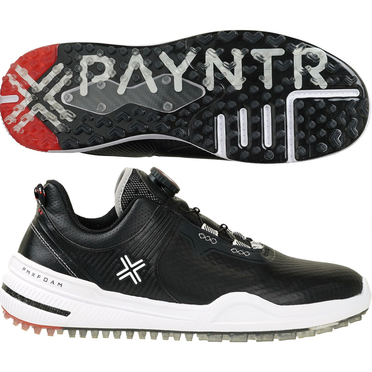 [��ԃ��f��] �y�C���^�[�S���t PAYNTR GOLF Payntr X 002 FF �S���t�V���[�Y �u���b�N�^�O���[�^�u���b�N 001 �����Y
