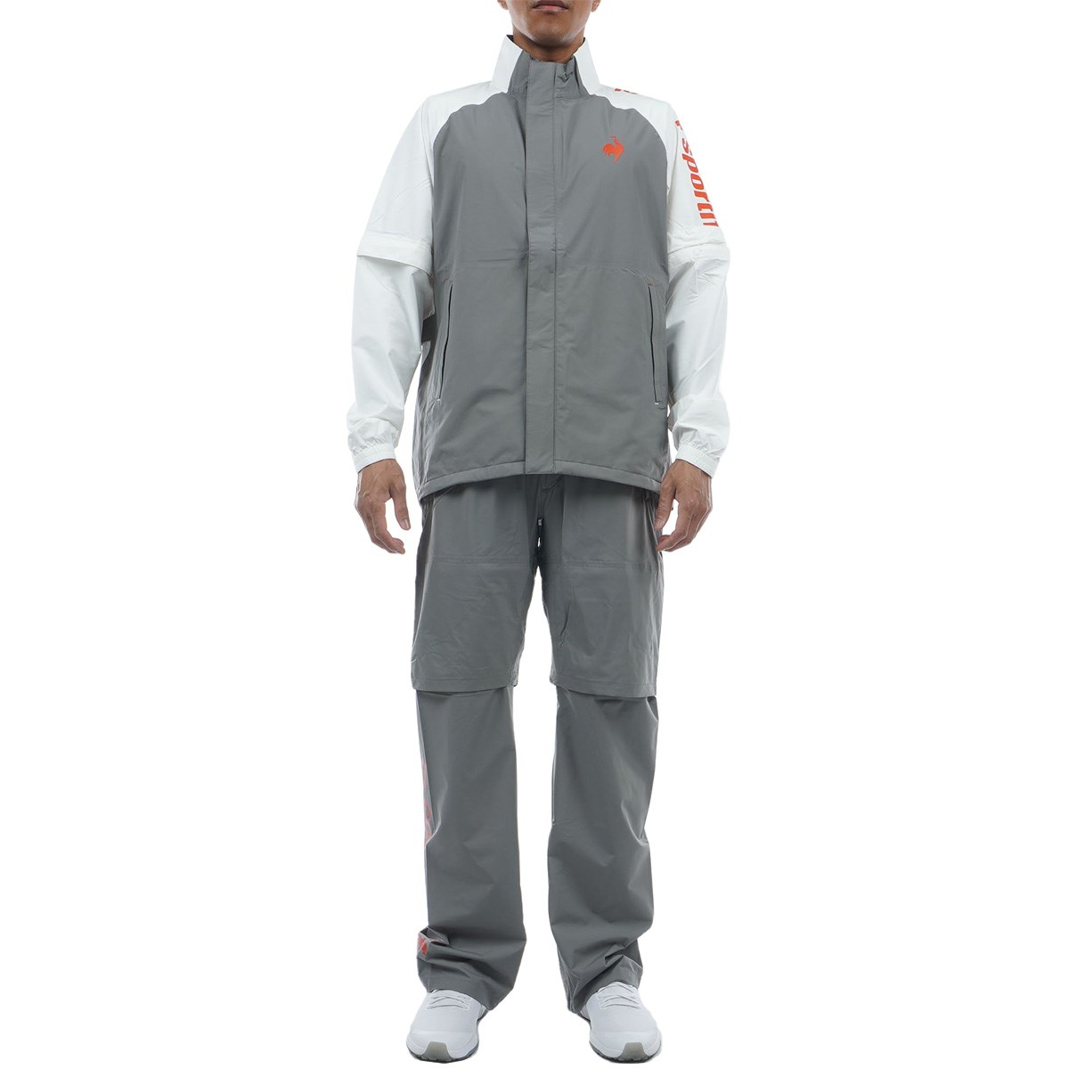 [��ԃ��f��] ���R�b�N�X�|���e�B�t �S���t Le coq sportif GOLF �X�g���b�`�t�H�[�T�[ 2WAY ���C���E�F�A �㉺�Z�b�g �O���[ 00 �����Y
