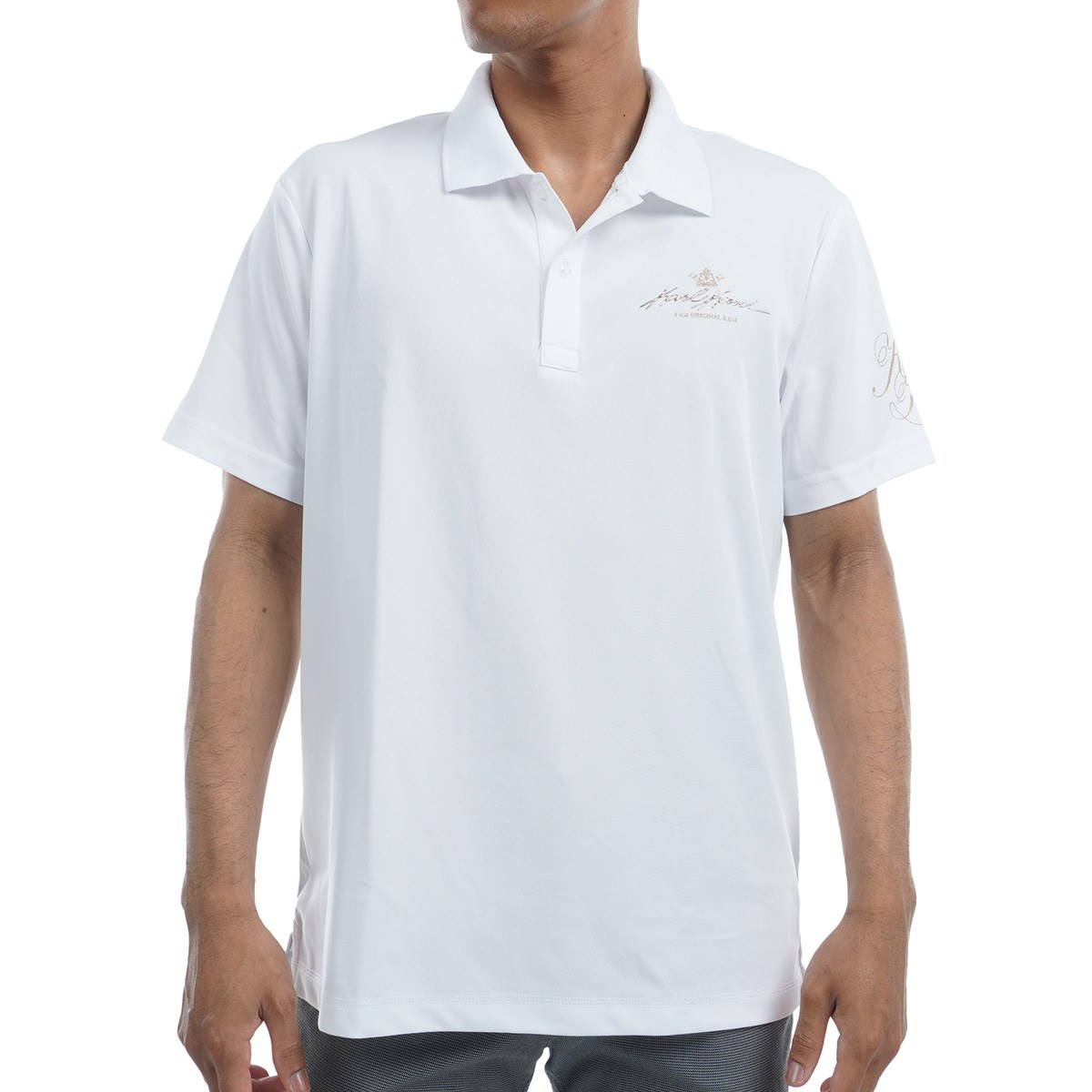 [�l�������܂���] �J�[���J�i�C�S���t KARL KANI GOLF UV�J�b�g �h���C�r�N�g���A�n�[�g ���^���V�[�g�����|���V���c �z���C�g 001 �����Y