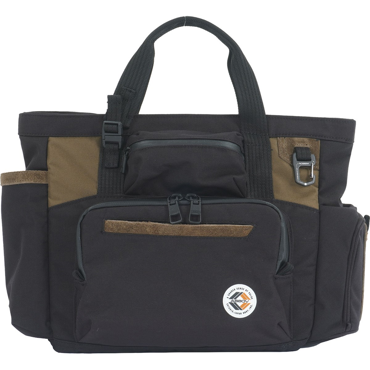 [2024�N���f��] �A�b�\�u�S���t AS2OV GOLF CORDURA FINE TEX �g�[�g�o�b�O �u���b�N 10 �����Y