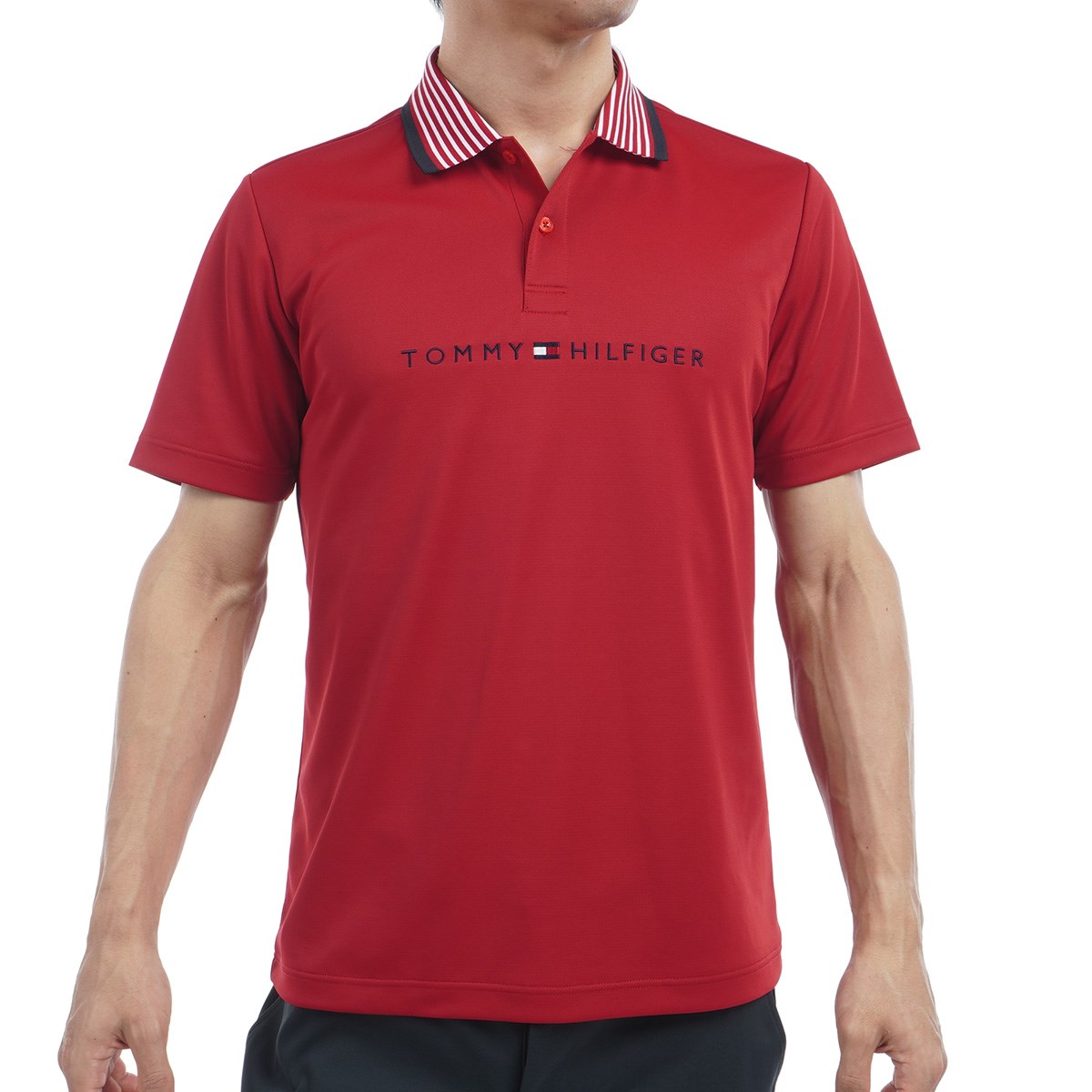 [30��OFF 2025�N�H�~�N���A�����X�Z�[��] �g�~�[ �q���t�B�K�[ �S���t TOMMY HILFIGER GOLF �G�b�Z���V�����X�g���C�v�J���[ �����|���V���c ���b�h �����Y