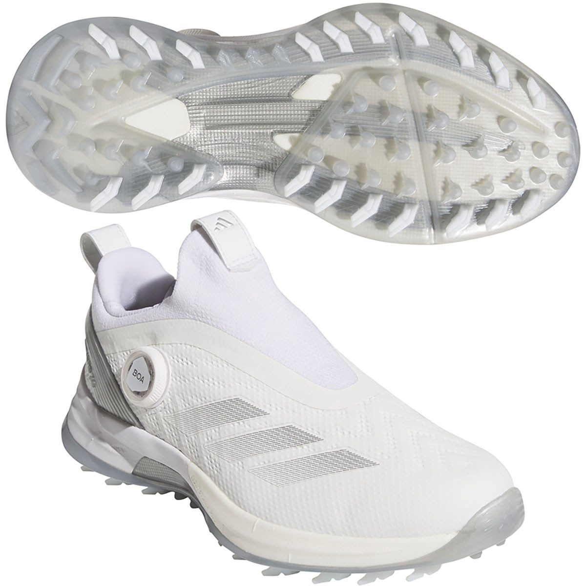 [�݌Ɍ���̂����������i] �A�f�B�_�X Adidas �A�f�B�[�� �[�b�h�W�[ 25 �{�A �V���[�Y �t�b�g�E�F�A�z���C�g�^�V���o�[���^���b�N�^�O���[�c�[ ���f�B�[�X