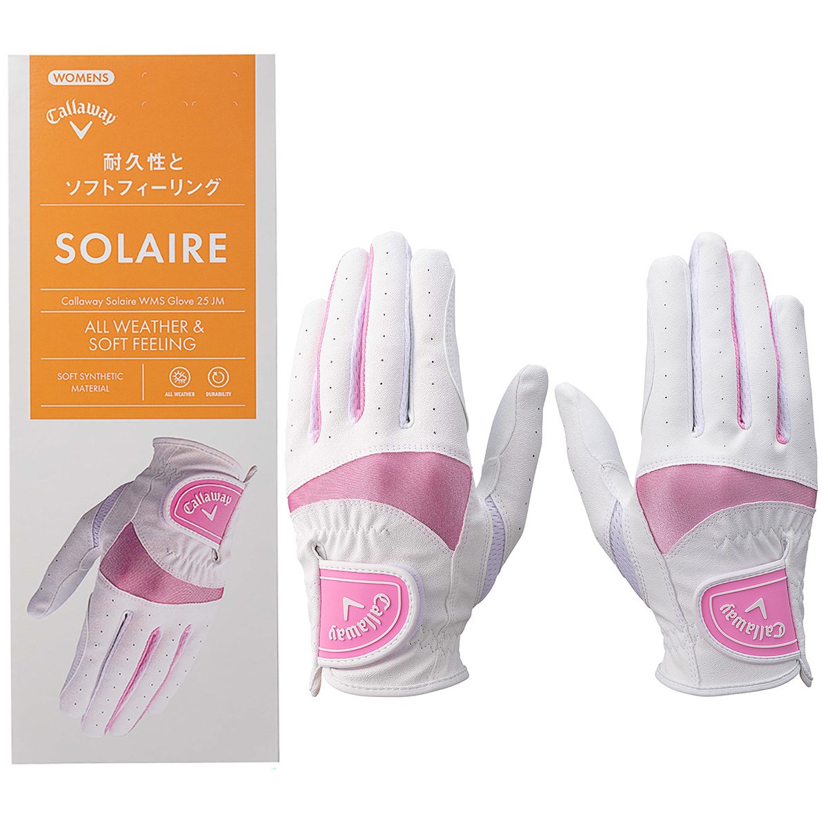 [2025�N���f��] �L�����E�F�C�S���t Callaway Golf SOLAIRE �O���[�u ����p �z���C�g�^�s���N ���f�B�[�X