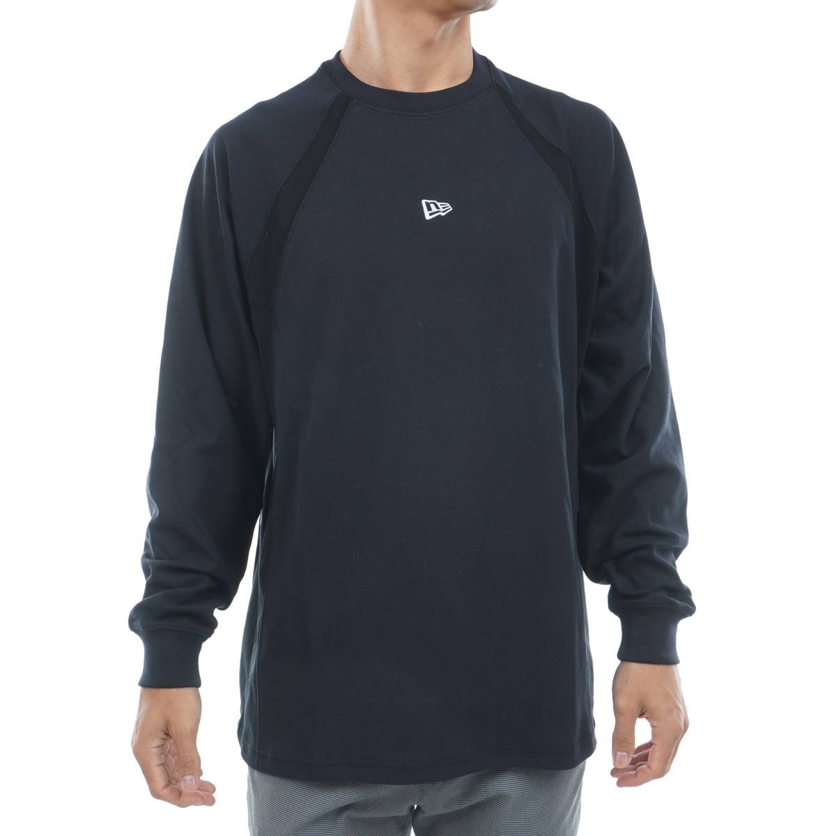 [�݌Ɍ���̂����������i] �j���[�G�� NEW ERA Performance Apparel PA OS PF VERTICAL ���S ����T�V���c �l�C�r�[�u���b�N �����Y