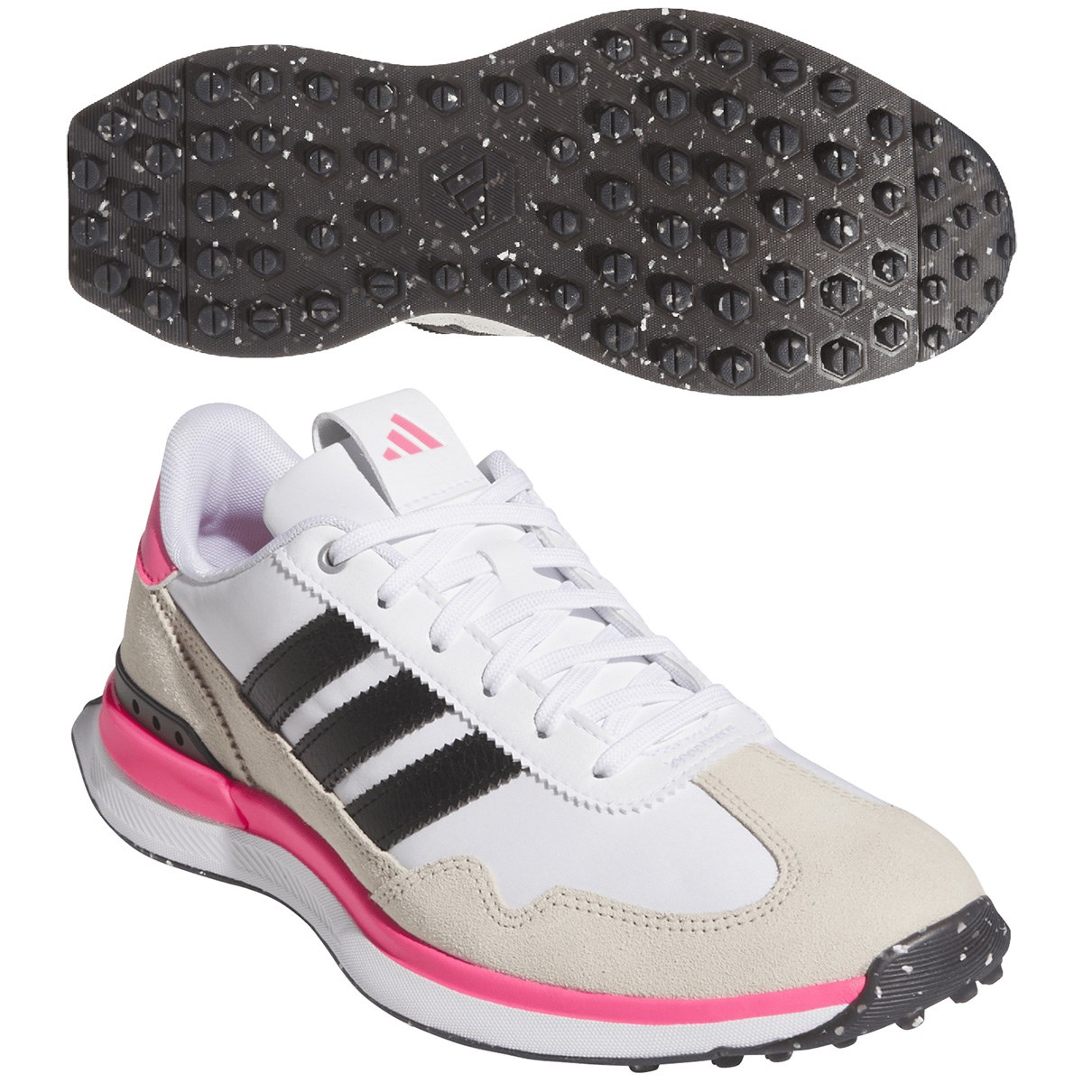 [2026�N���f��] �A�f�B�_�X Adidas S2G 26 �e�b�N�X �V���[�Y �t�b�g�E�F�A�z���C�g�^�R�A�u���b�N�^���V�b�h�s���N ���f�B�[�X