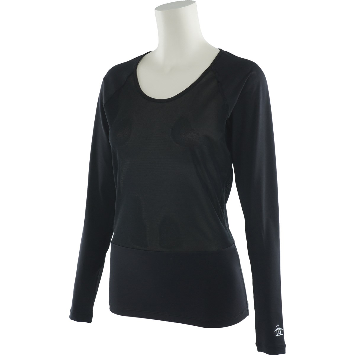 [2026�N�t�ă��f��] �}���V���O�E�F�A Munsingwear U�l�b�N�����A���_�[�V���c �u���b�N 00 ���f�B�[�X