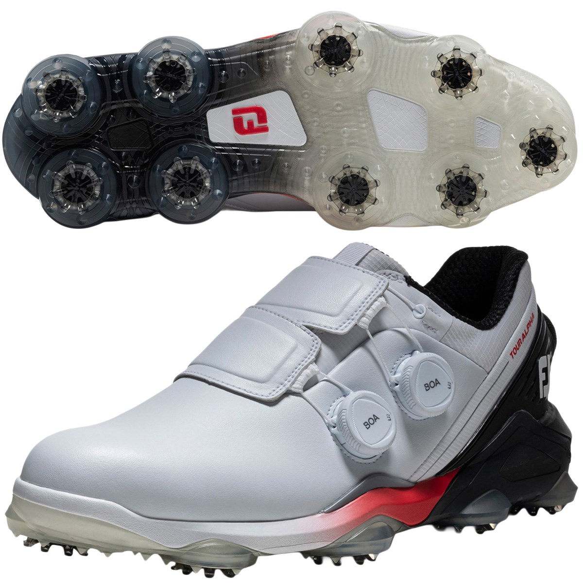 [2026�N���f��] �t�b�g�W���C Foot Joy �c�A�[�A���t�@ �g���v�� BOA �V���[�Y �z���C�g�^�u���b�N �����Y