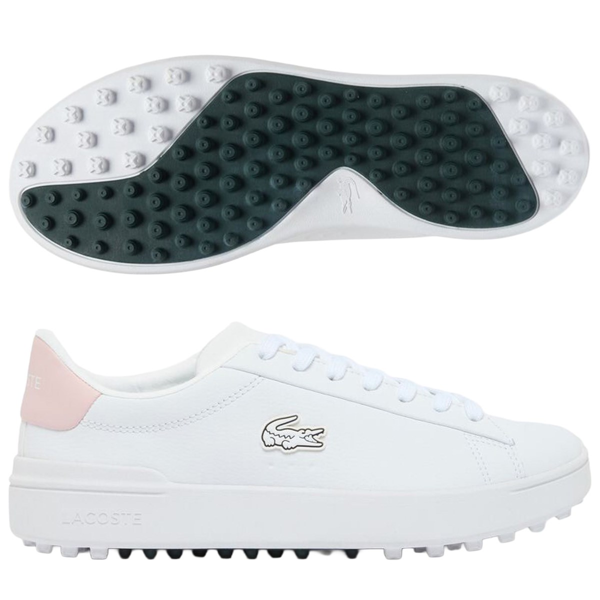 [2026�N���f��] ���R�X�e LACOSTE CARNABY GOLF 225 1 SFA �V���[�Y �z���C�g�^���C�g�s���N 1Y9 ���f�B�[�X