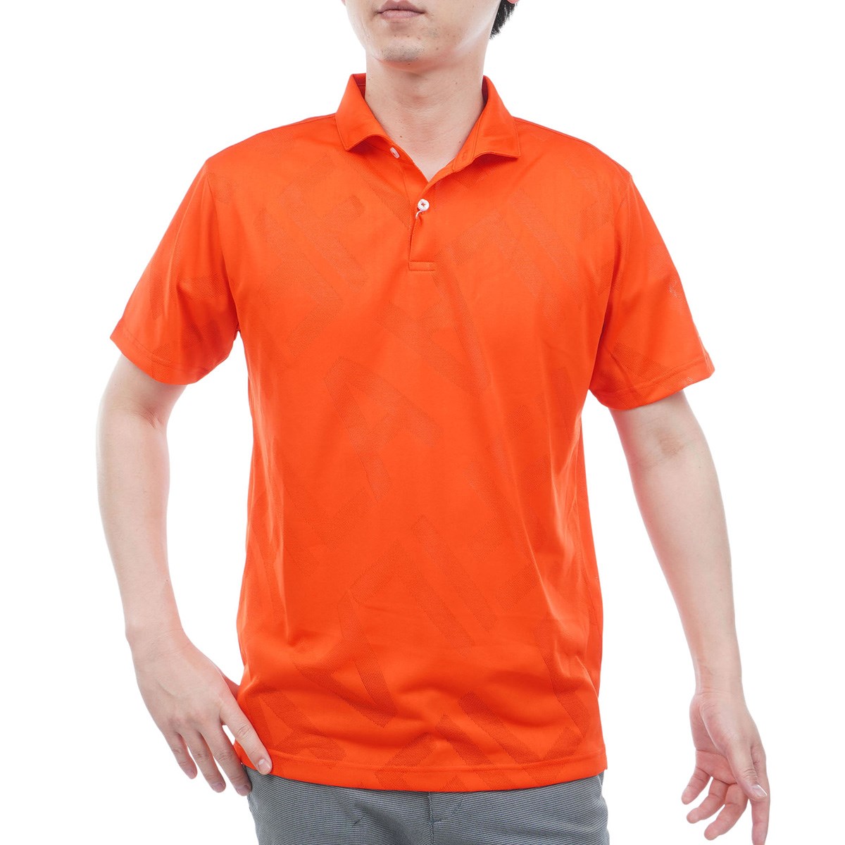 ゴルフ 23区GOLF オレンジ ポロシャツ L 新品