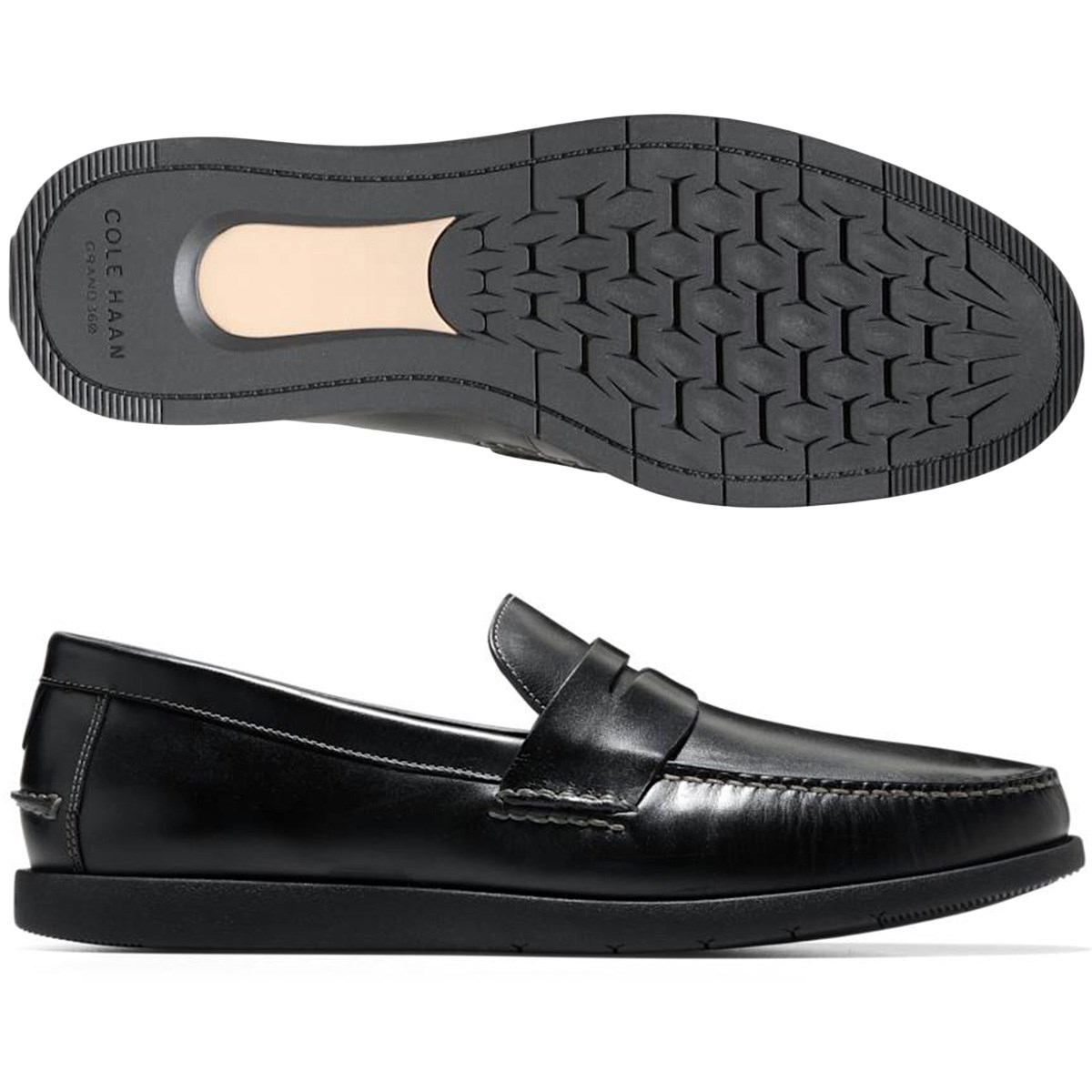[2026�N���f��] �R�[�� �n�[�� COLE HAAN �u���E�A�[ �y�j�[ �V���[�Y �u���b�N�^�u���b�N �����Y