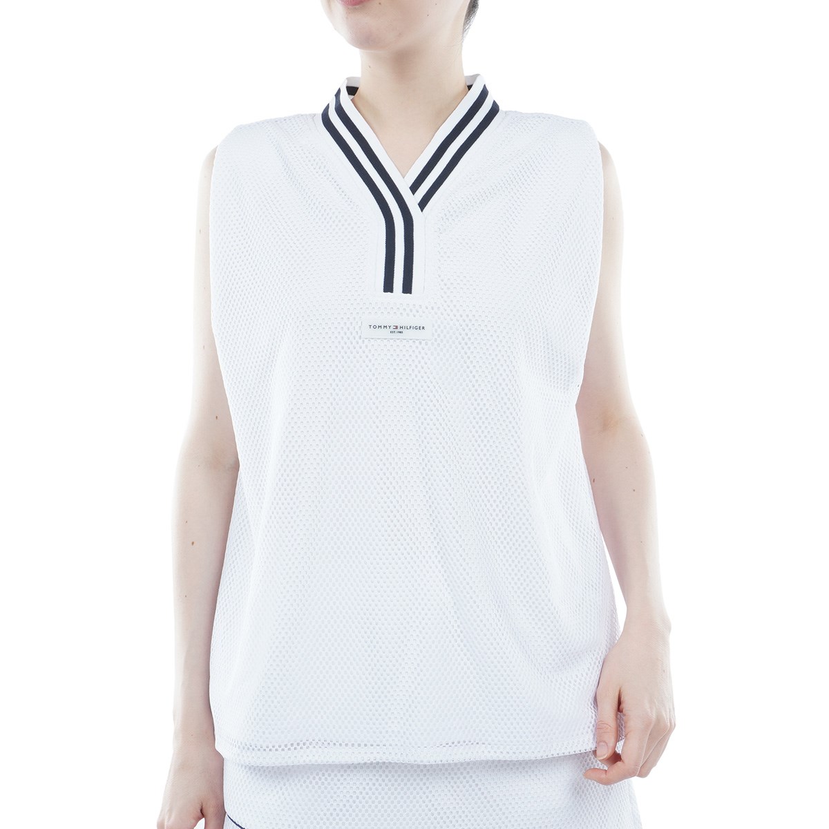 [40%OFF �݌Ɍ���̂����������i] �g�~�[ �q���t�B�K�[ �S���t TOMMY HILFIGER GOLF ���[�X �m�[�X���[�uV�l�b�N�m�[�X���[�u�V���c �z���C�g ���f�B�[�X