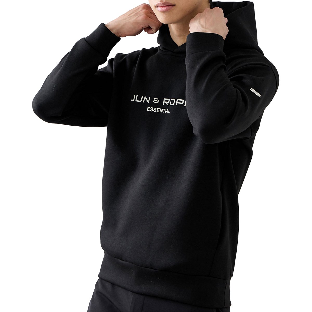 [2026�N�t�ă��f��] �W���� �A���h ���y JUN & ROPE �X�g���b�` ESSENTIAL �����p�[�J�[ �u���b�N 01 �����Y