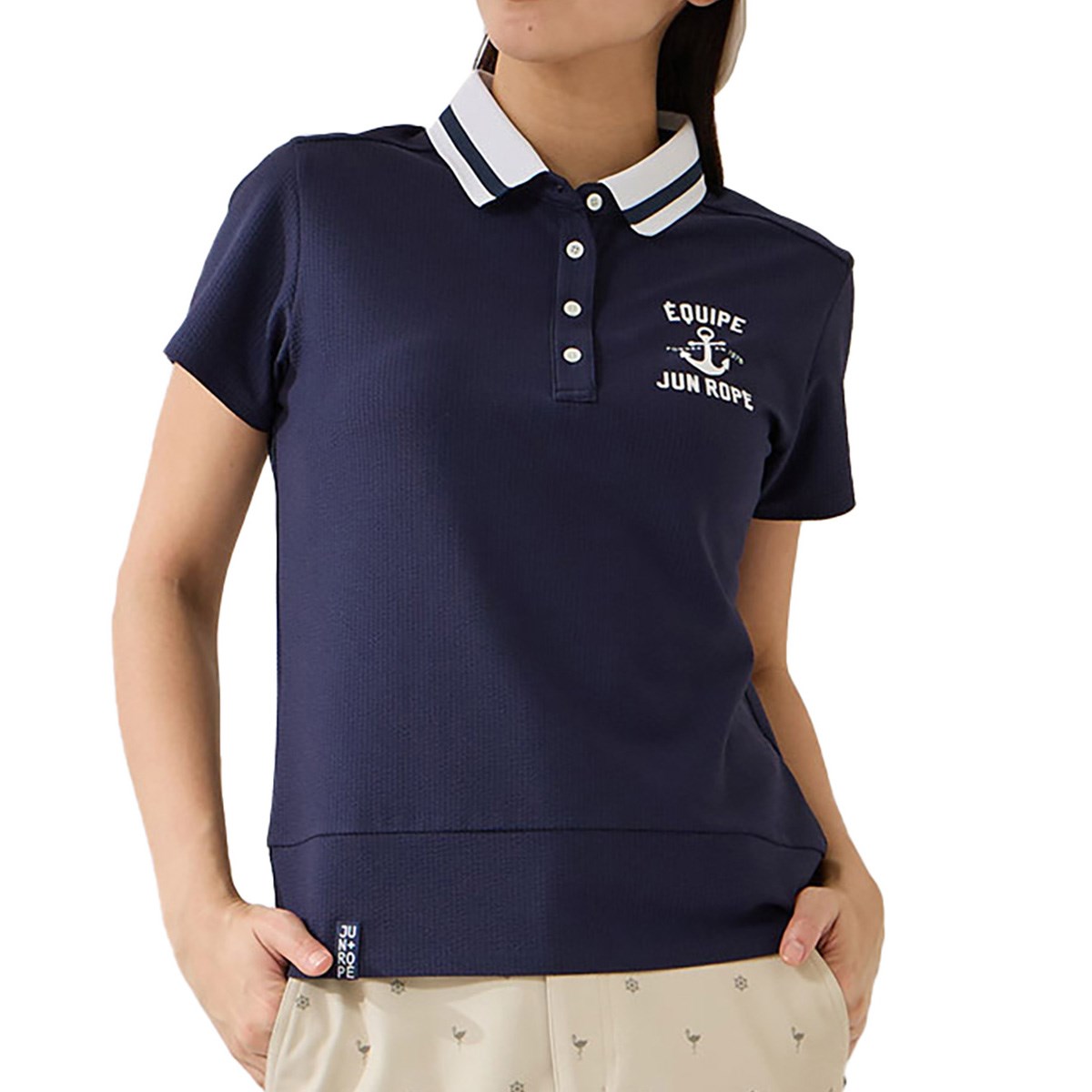 [2026�N�t�ă��f��] �W���� �A���h ���y JUN & ROPE �X�g���b�` 2WAY �n�C�e���V�����T�b�J�[�z�F�����|���V���c �l�C�r�[ 40 ���f�B�[�X