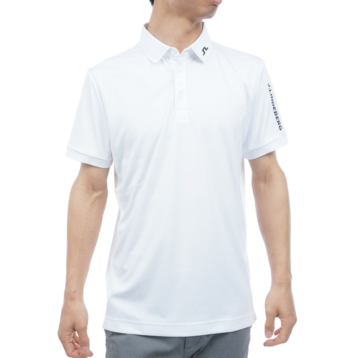 [2026�N�t�ă��f��] J.�����h�o�[�O J.LINDEBERG Tour Tech Slim Fit �X�g���b�`�����|���V���c �z���C�g 004 �����Y