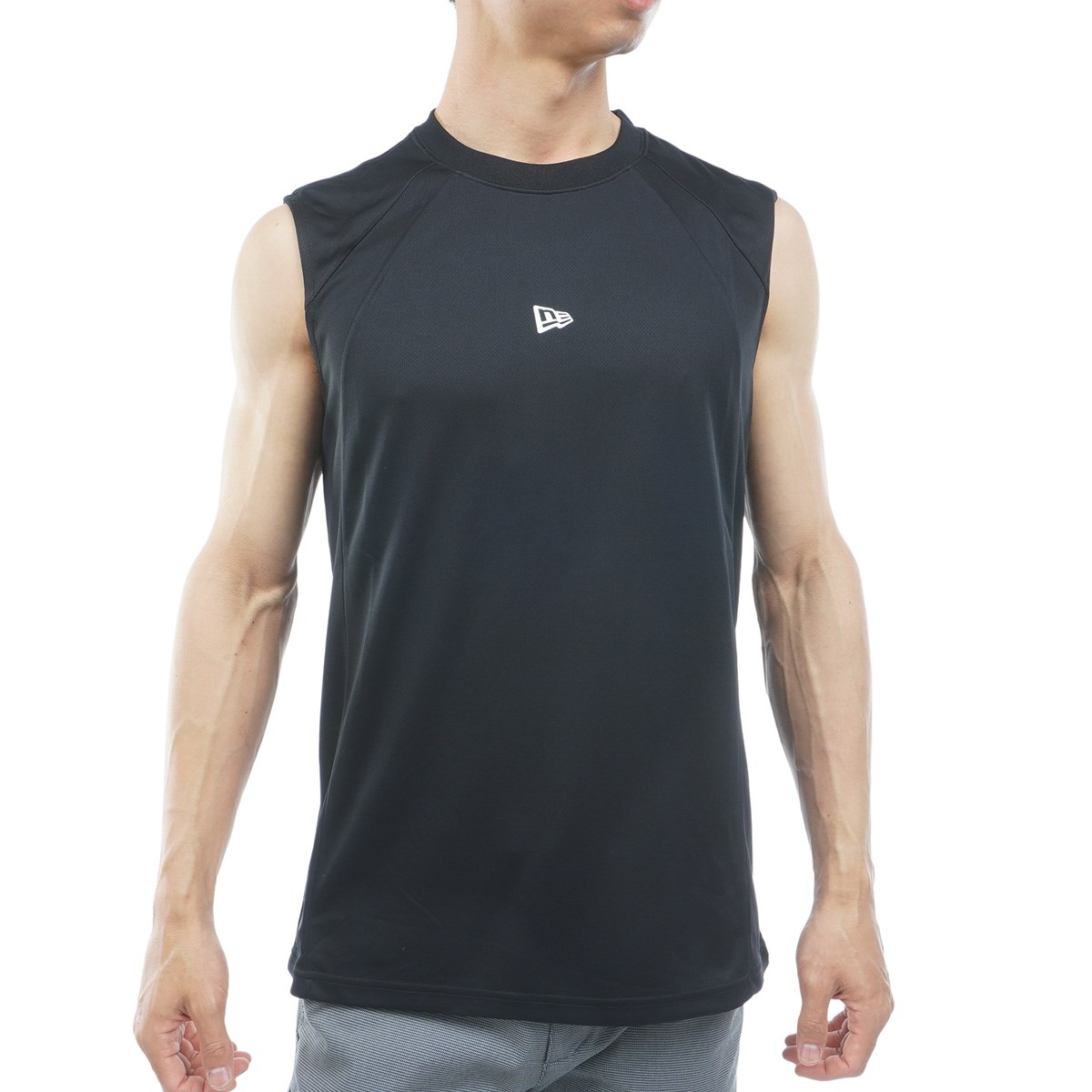 [2026�N�t�ă��f��] �j���[�G�� NEW ERA Performance Apparel PA TECH TIE-DYE VERTICAL �X���[�u���X�@�\T�V���c �u���b�N �����Y