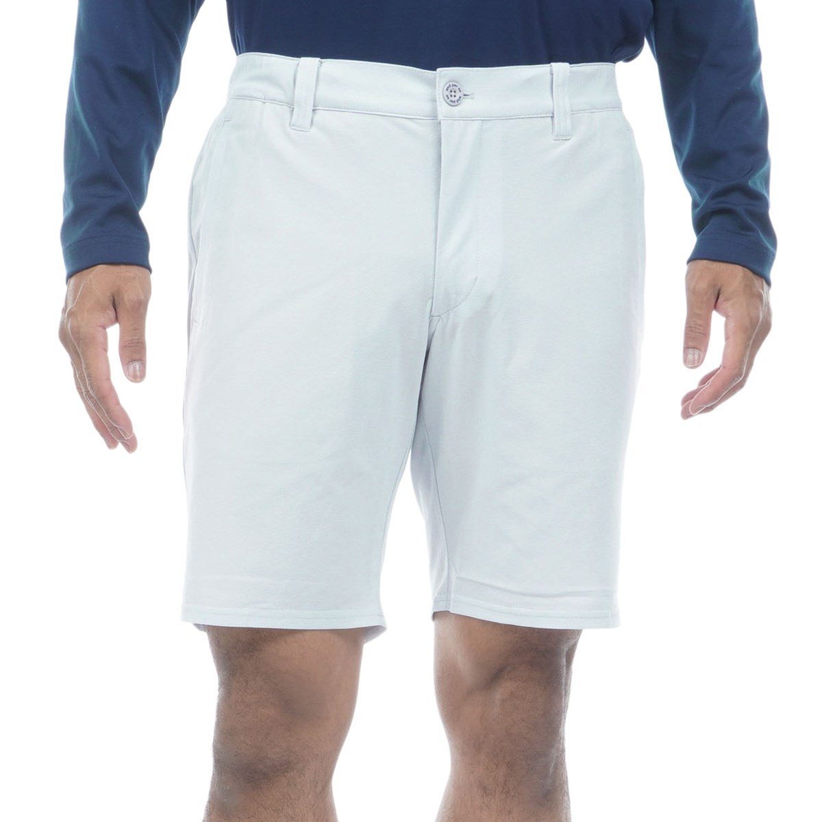 and per se ホワイトスリムフィットパンツ アンパスィ ゴルフウェア