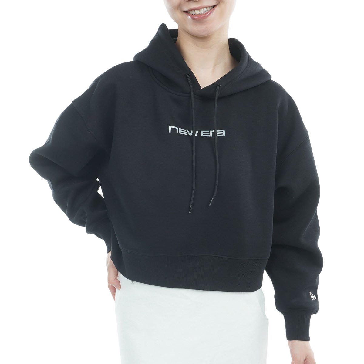[2026�N�H�~���f��] �j���[�G�� NEW ERA Performance Apparel WPA TC SW BRNDNM LG �t�[�f�B�[ �u���b�N ���f�B�[�X
